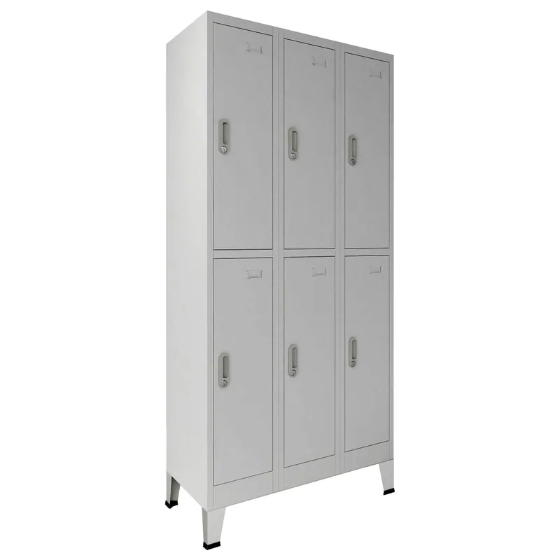 Heißes Angebot vidaXL Schließfachschrank Grau 45 x 90 x 180 cm