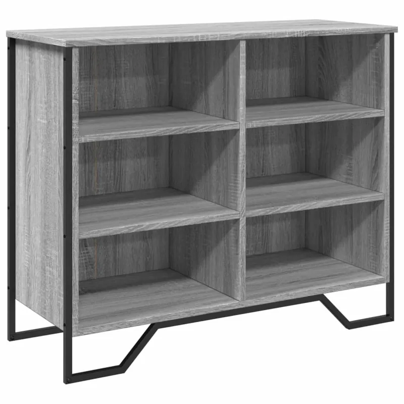 Direktkauf vidaXL Sideboard Grau Sonoma 91x35,5x74,5 cm Holzwerkstoff