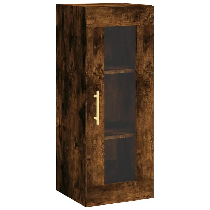 vidaXL Wandschrank Räuchereiche 34,5x34x90 cm Ausverkauf