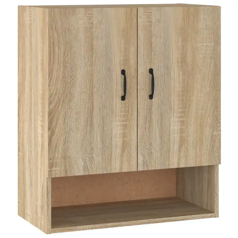 vidaXL Wandschrank Sonoma-Eiche 60x31x70 cm Holzwerkstoff Neue Kollektion