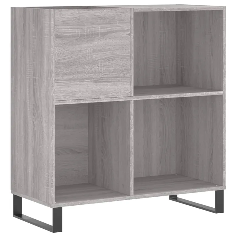 Günstig vidaXL Plattenschrank Grau Sonoma 84,5x38x89 cm Holzwerkstoff