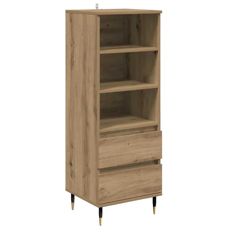 Direktkauf vidaXL Highboard Artisan-Eiche 40 x 36 x 110 cm Holzwerkstoff