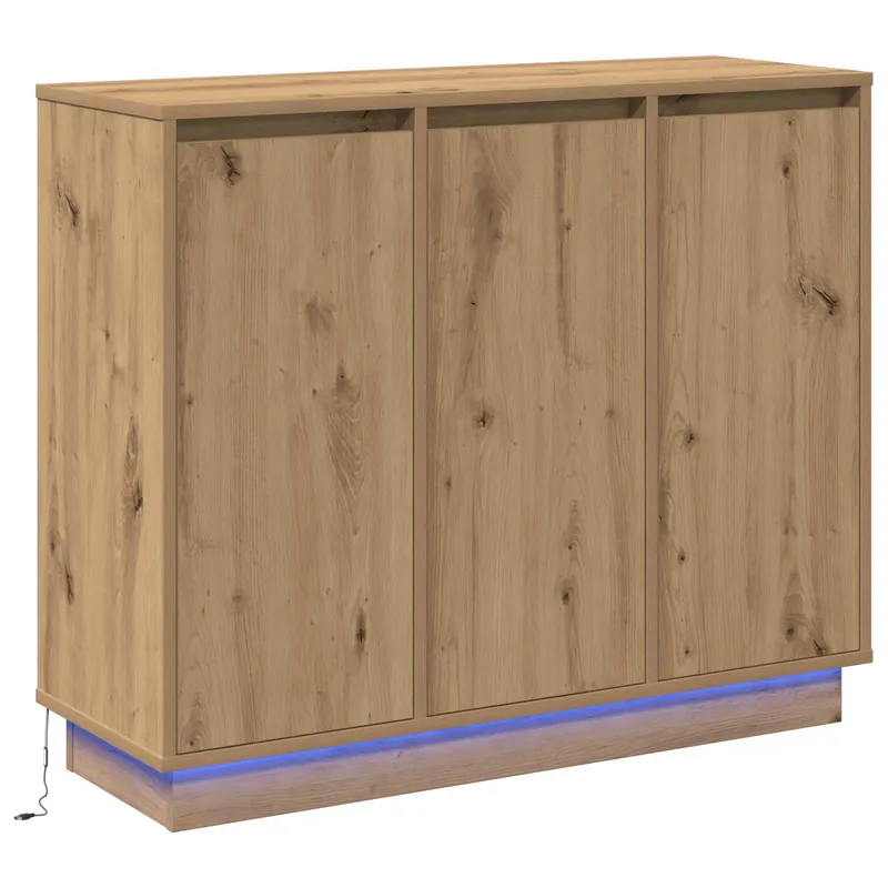 Jetzt Bestellen vidaXL LED-Sideboard Artisan-Eiche 90 x 32 x 75 cm Holzwerkstoff