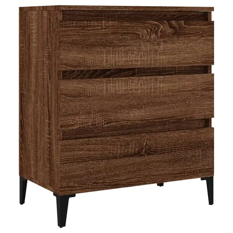 Highlight vidaXL Sideboard Braun Eichen-Optik 60x35x70 cm Holzwerkstoff