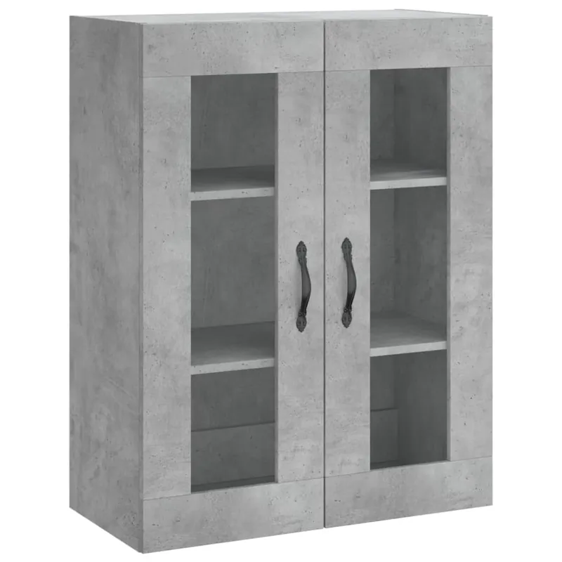 vidaXL Wandschrank Betongrau 69,5x34x90 cm Holzwerkstoff Beliebt