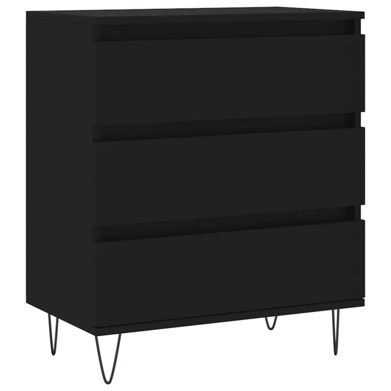 vidaXL Sideboard Schwarz 60x35x70 cm Holzwerkstoff Meistverkauft