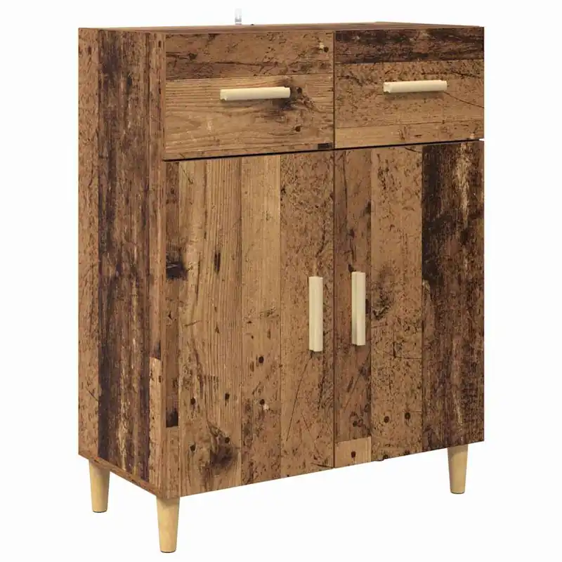 Ausverkauf vidaXL Sideboard Altholz 34 x 69,5 x 89 cm Holzwerkstoff