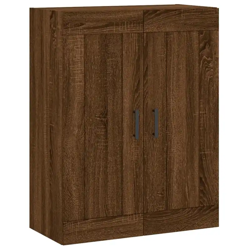 vidaXL Wandschrank Braun Eichen-Optik 69,5x34x90 cm Holzwerkstoff Echt