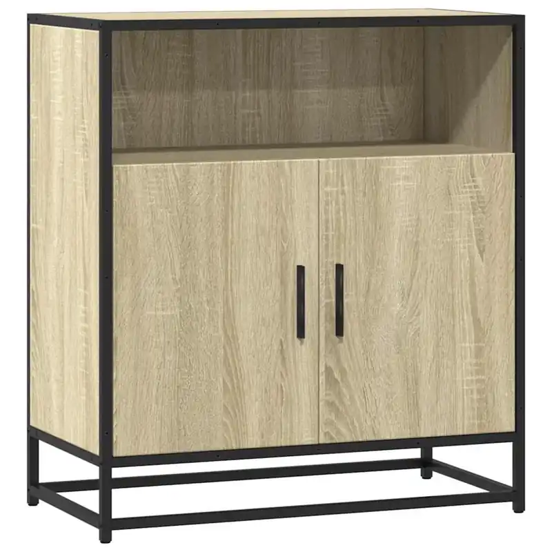 vidaXL Sideboard Sonoma-Eiche 68x35x76 cm Holzwerkstoff Preis Gesenkt