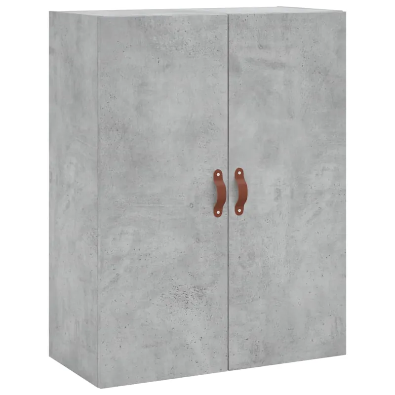 vidaXL Wandschrank Betongrau 69,5x34x90 cm Garantierte Lieferung