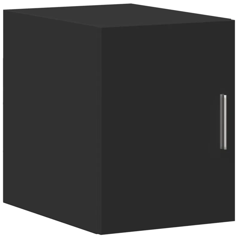 vidaXL Wandschrank Schwarz 30x42,5x40 cm Holzwerkstoff Kostenloser Rückversand