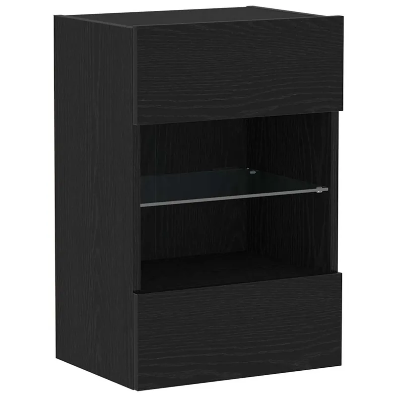vidaXL TV-Schrankset Schwarz 40 x 30 x 60,5 cm Holzwerkstoff Neue Kollektion