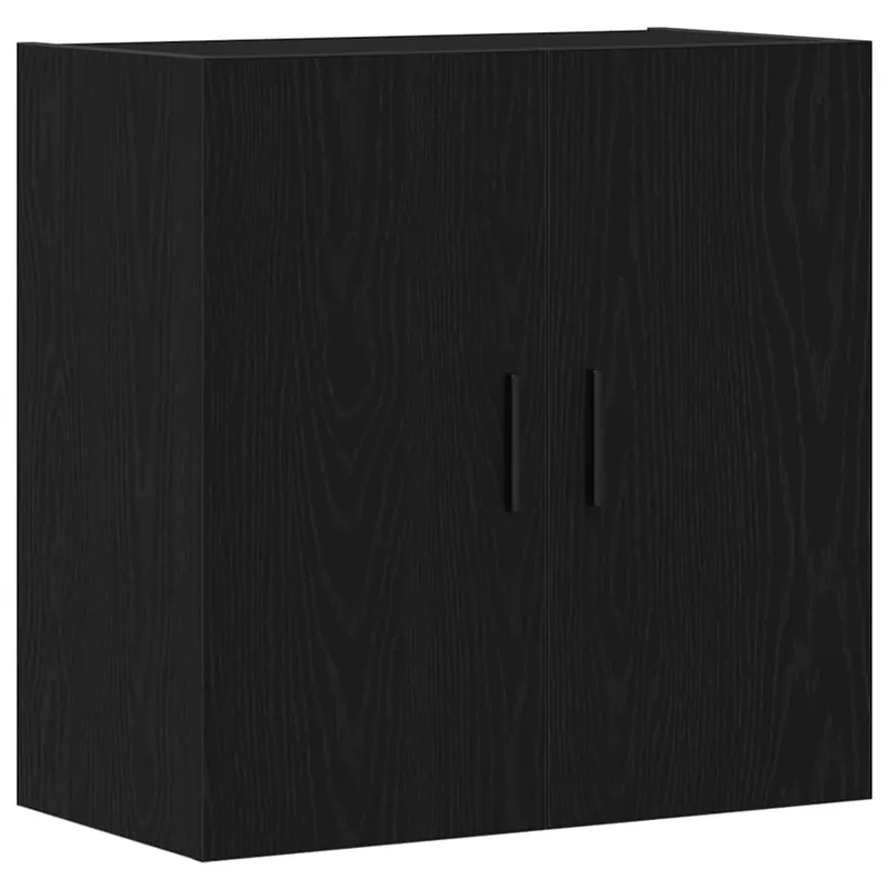 Zertifiziert vidaXL Wandmontierter Schrank Schwarz Eichen-Optik 60 x 31 x 60 cm