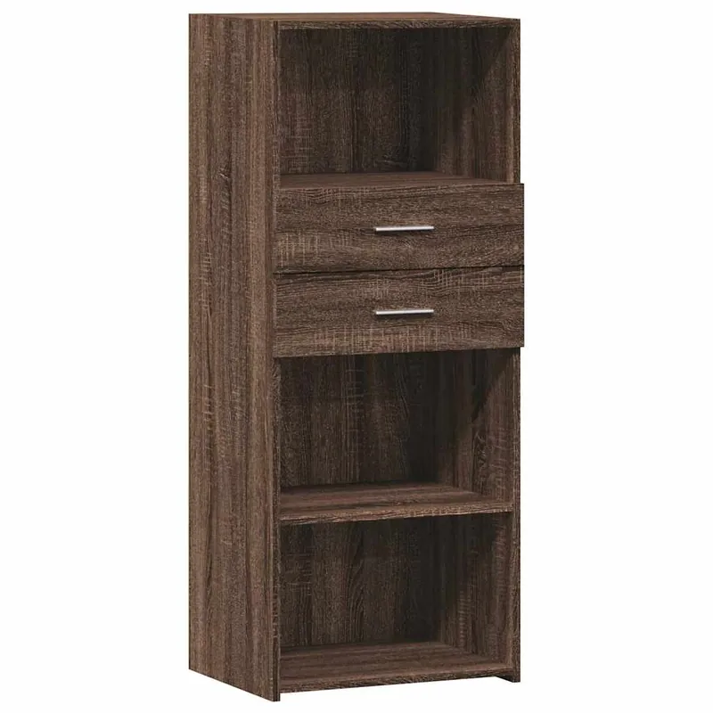 Beliebt vidaXL Highboard Braun Eichen-Optik 50x42,5x124 cm Holzwerkstoff