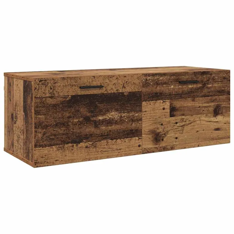 Bestpreis vidaXL Wandschrank Altholz 100 x 36,5 x 35 cm Holzwerkstoff