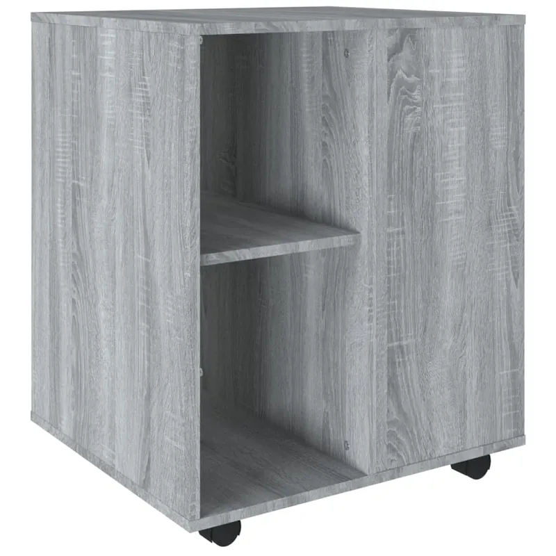 Echt vidaXL Rollschrank Grau Sonoma 60x53x72 cm Holzwerkstoff