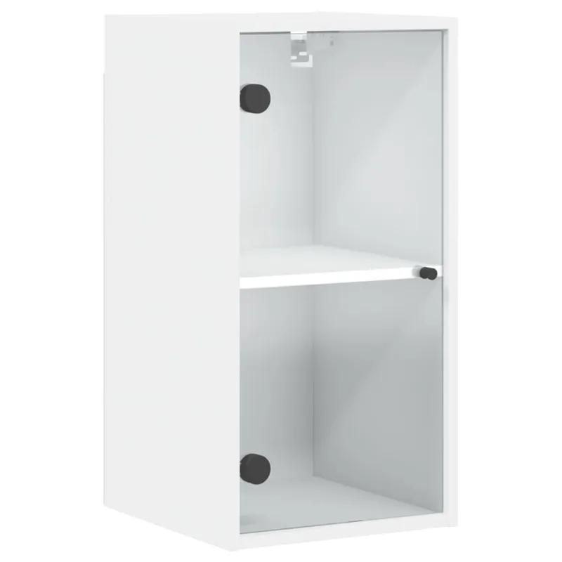 vidaXL Wandschrank mit Glastüren Weiß 35x37x68,5 cm Wochenendangebot