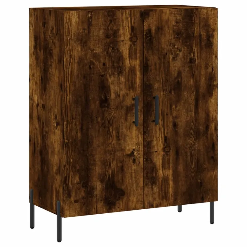 Heißes Angebot vidaXL Sideboard Räuchereiche 69,5x34x90 cm Holzwerkstoff