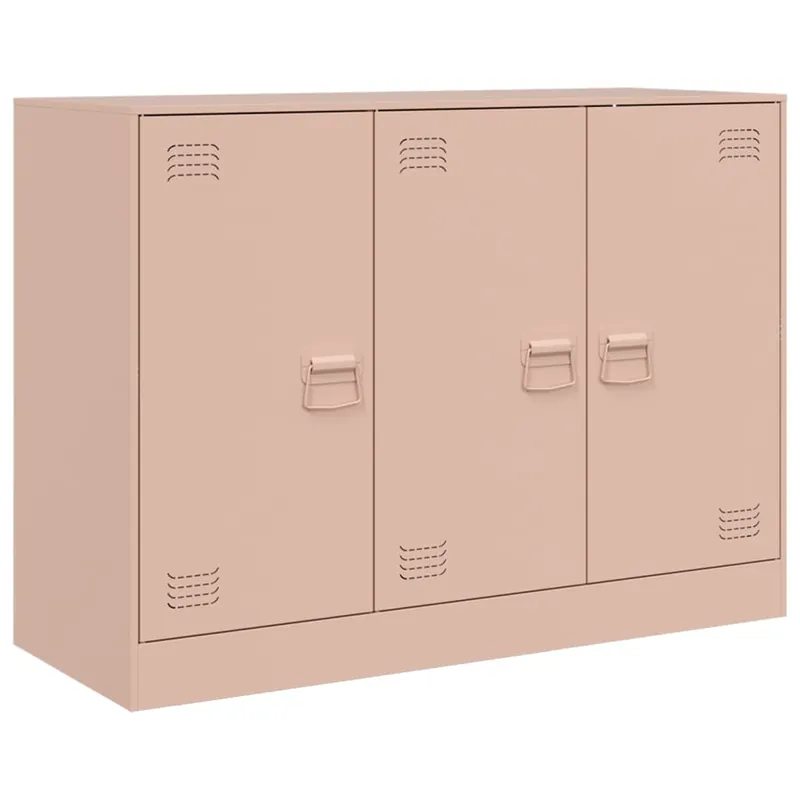Zertifiziert vidaXL Sideboard Rosa 99x39x73 cm Stahl