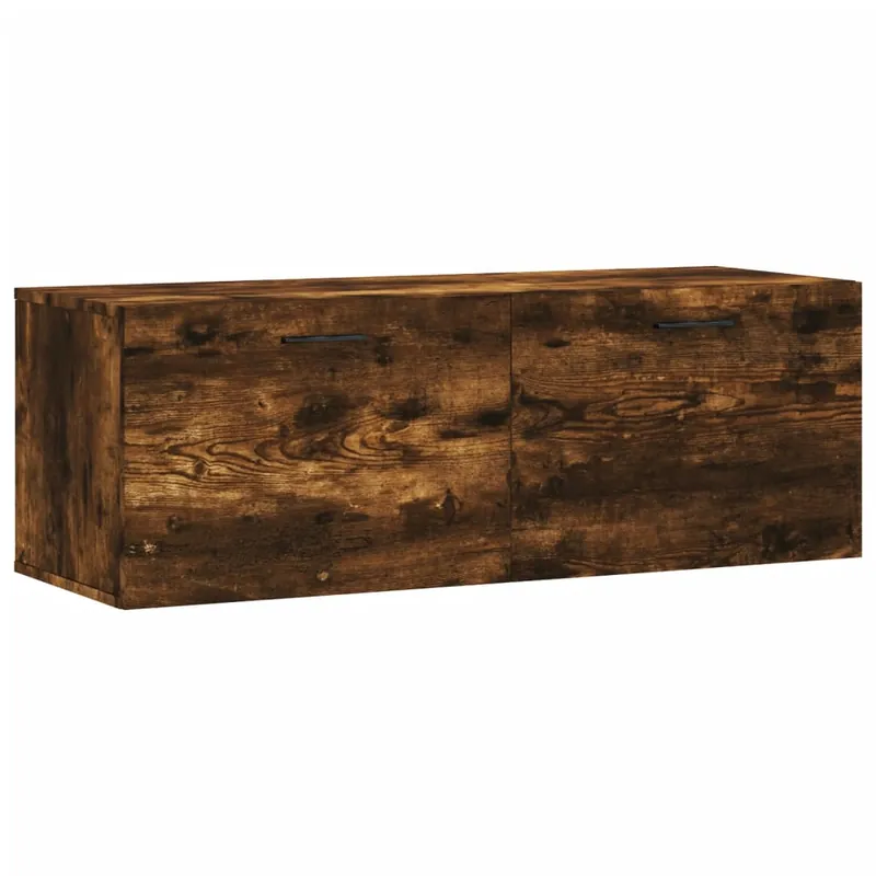 vidaXL Wandschrank Räuchereiche 100x36,5x35 cm Holzwerkstoff Echt