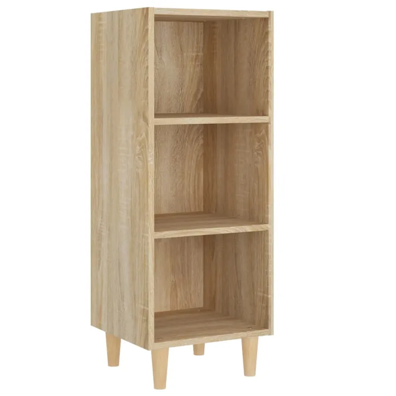 Highlight vidaXL Sideboard Sonoma-Eiche 34,5x32,5x90 cm Holzwerkstoff