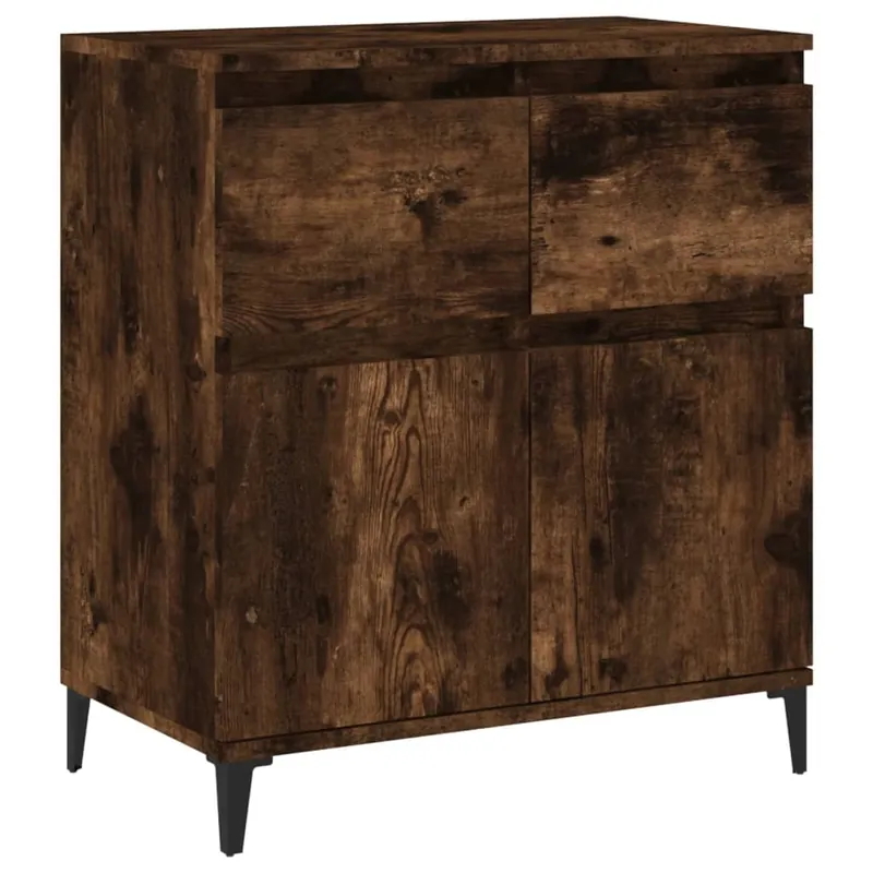 Günstig vidaXL Sideboard Räuchereiche 60x35x70 cm Holzwerkstoff