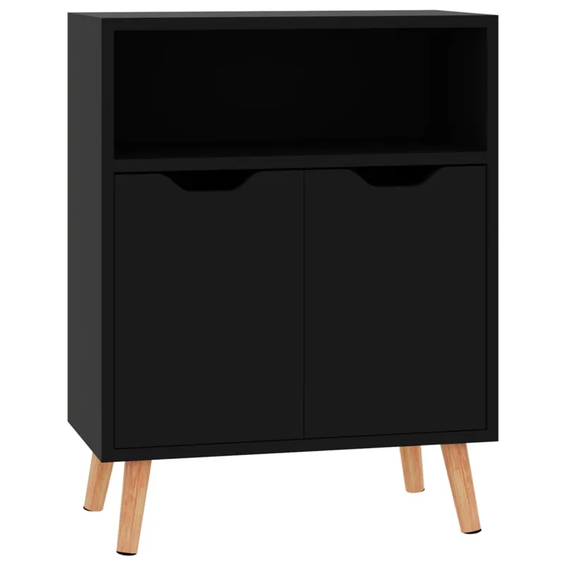Direktkauf vidaXL Sideboard Hochglanz-Schwarz 60x30x72 cm Holzwerkstoff