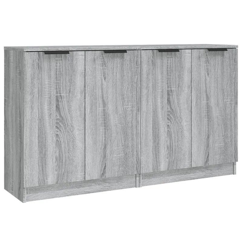 Beliebt vidaXL Sideboards 2 Stk. Grau Sonoma 60x30x70 cm Holzwerkstoff