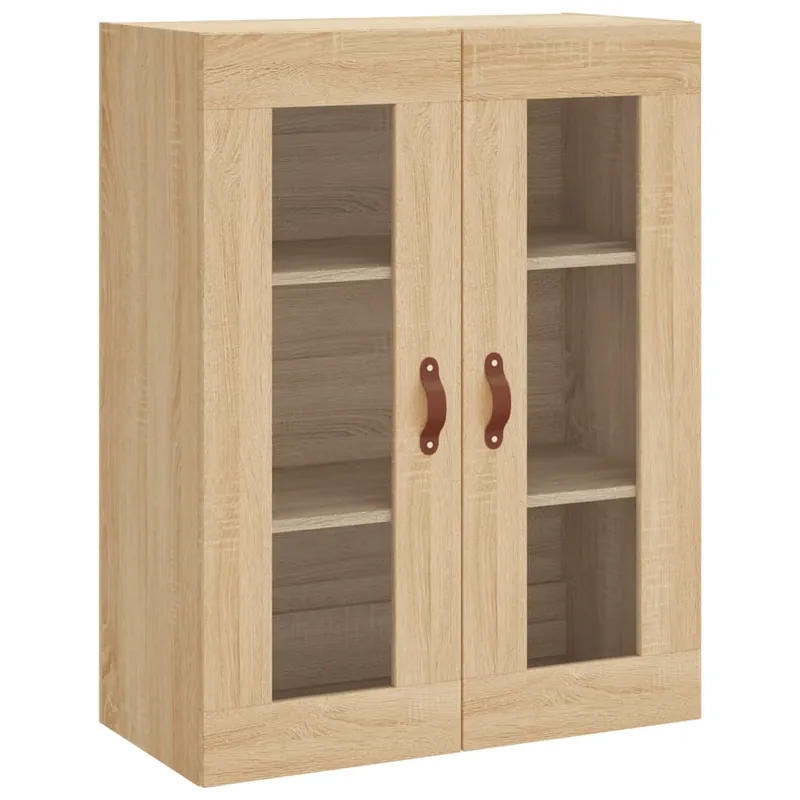 vidaXL Wandschrank Sonoma-Eiche 69,5x34x90 cm Kostenloser Versand