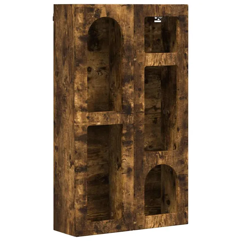 Geprüft vidaXL Hängeschrank Geräucherte Eiche 59 x 20 x 100 cm Holzwerkstoff