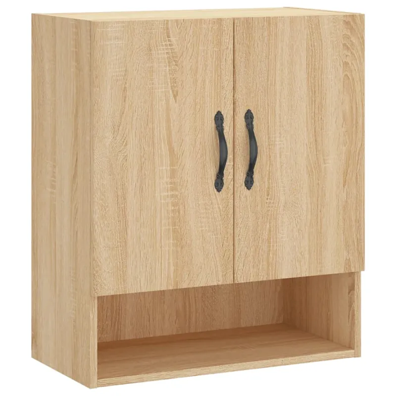 Geprüft vidaXL Wandschrank Sonoma-Eiche 60x31x70 cm Holzwerkstoff
