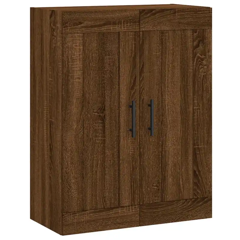 vidaXL Wandschrank Braun Eichen-Optik 69,5x34x90 cm Holzwerkstoff Versand Am Gleichen Tag