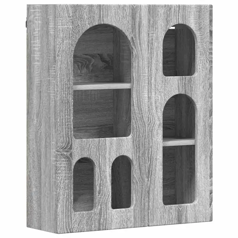 Billig vidaXL Hängeschrank Graues Sonoma 59 x 20 x 71,5 cm Holzwerkstoff