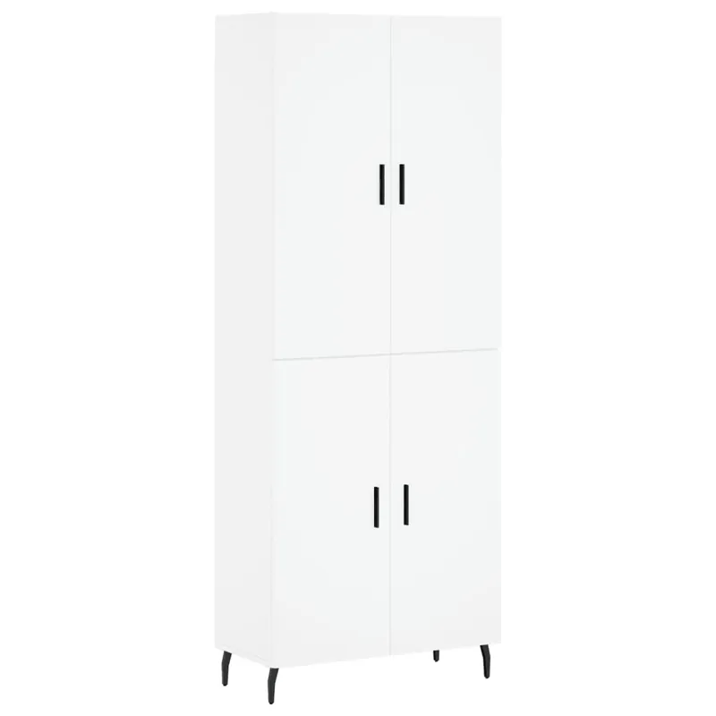 Direktkauf vidaXL Highboard Weiß 69,5x34x180 cm Holzwerkstoff