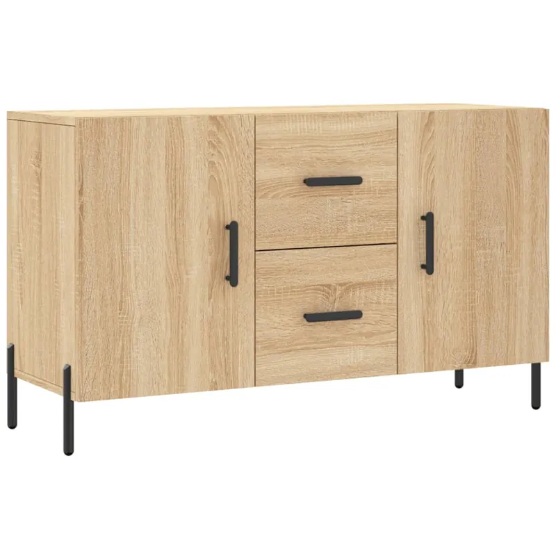 vidaXL Sideboard Sonoma-Eiche 100x36x60 cm Holzwerkstoff Zertifiziert