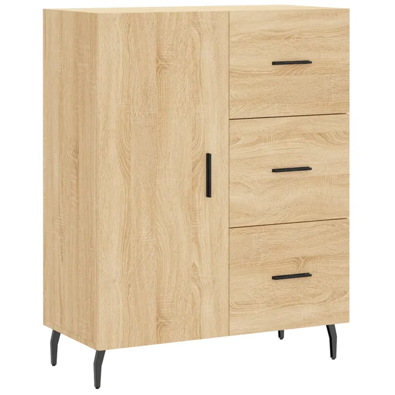 vidaXL Sideboard Sonoma-Eiche 69,5x34x90 cm Holzwerkstoff Preis Gesenkt