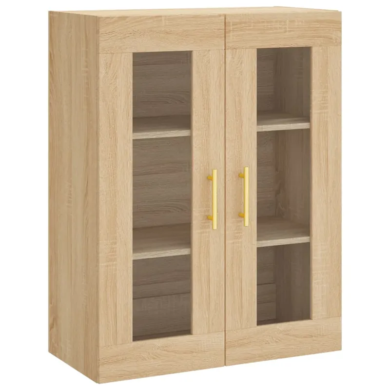 vidaXL Wandschrank Sonoma-Eiche 69,5x34x90 cm Gratis Versand