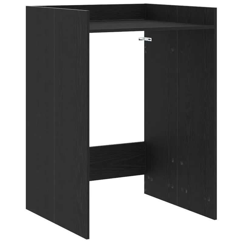 Direkt Vom Hersteller vidaXL Waschmaschinen-Schrank Schwarz Eichen-Optik 67,5 x 62 x 97 cm
