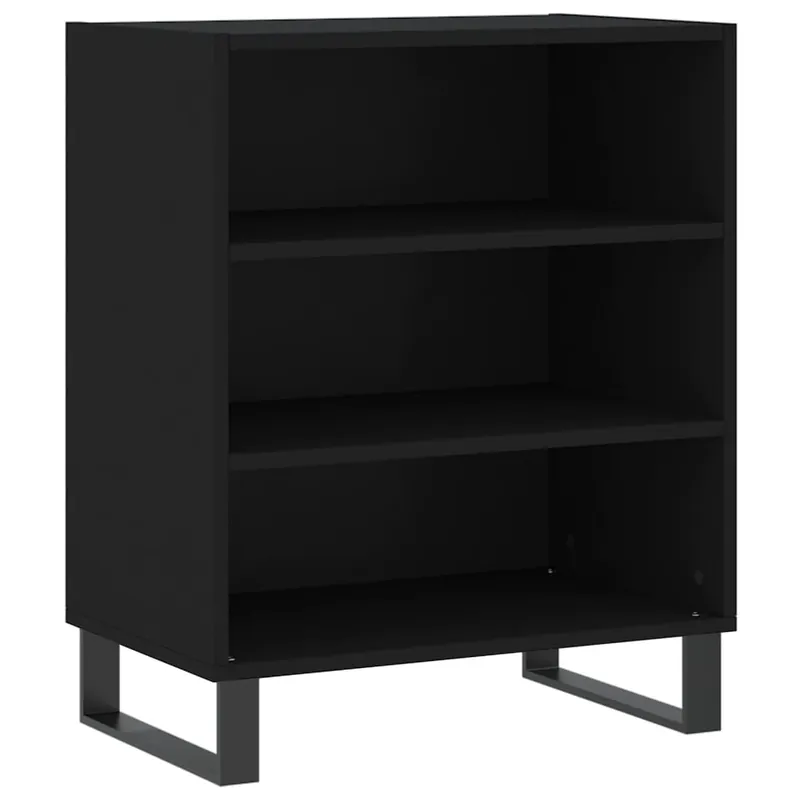 vidaXL Sideboard Schwarz 57x35x70 cm Holzwerkstoff Ausverkauf