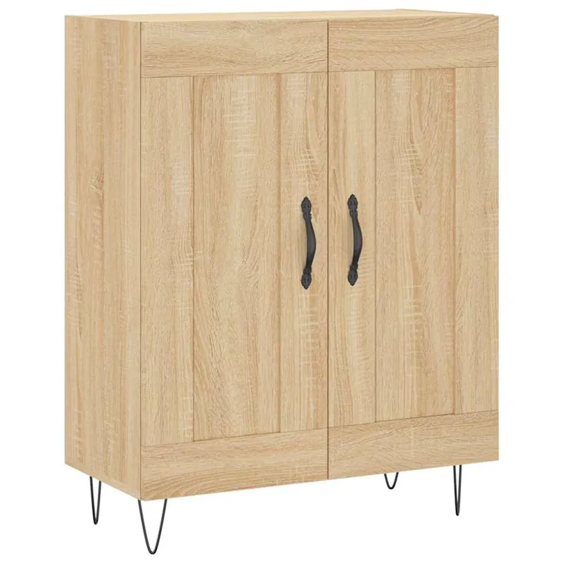 vidaXL Sideboard Sonoma-Eiche 69,5x34x90 cm Holzwerkstoff Expressversand