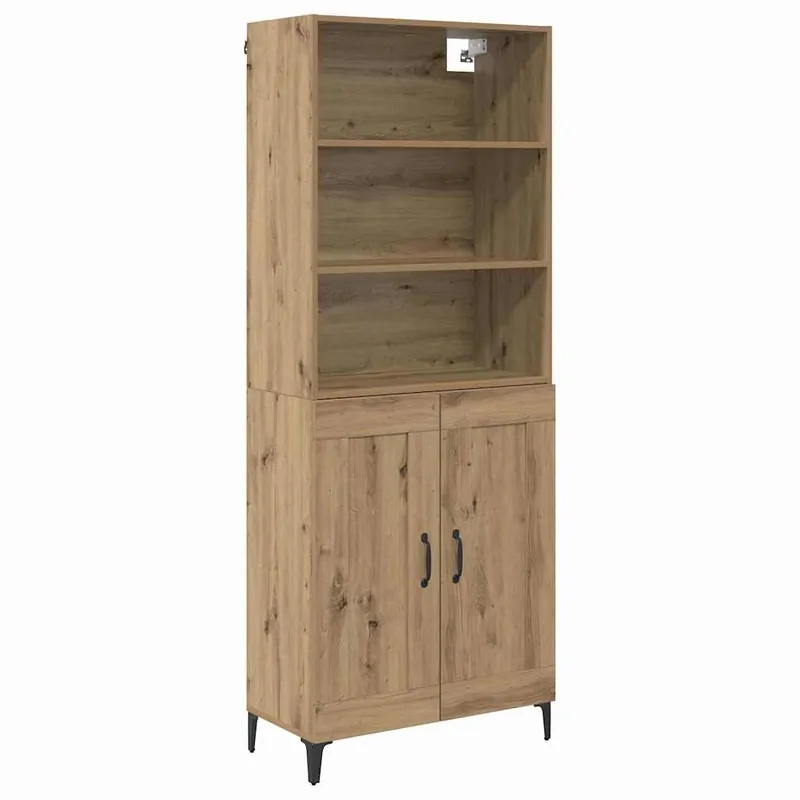 Bestseller vidaXL Highboard 2 pcs Artisan-Eiche Holzwerkstoff
