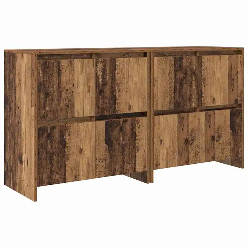 vidaXL Sideboards 2 pcs Altholz 70 x 41 x 75 cm Holzwerkstoff Expressversand