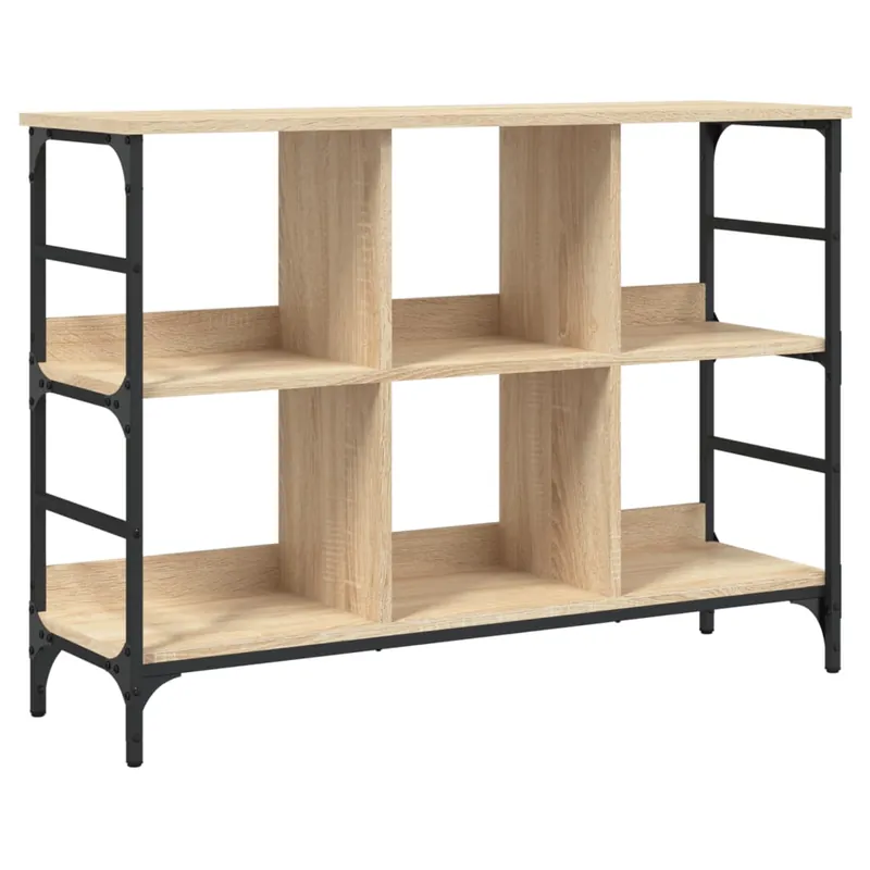 vidaXL Sideboard Sonoma-Eiche 102 x 32 x 73,5 cm Holzwerkstoff Heißes Angebot