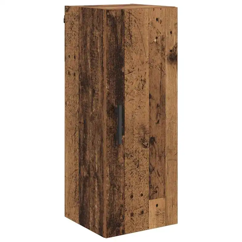 vidaXL Wandschrank Altholz 34,5 x 34 x 90 cm Holzwerkstoff Billig