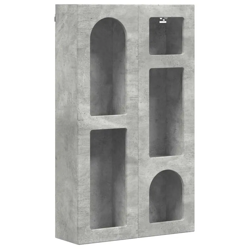 Direkt Vom Hersteller vidaXL Hängeschrank Beton Grau 59 x 20 x 100 cm Holzwerkstoff