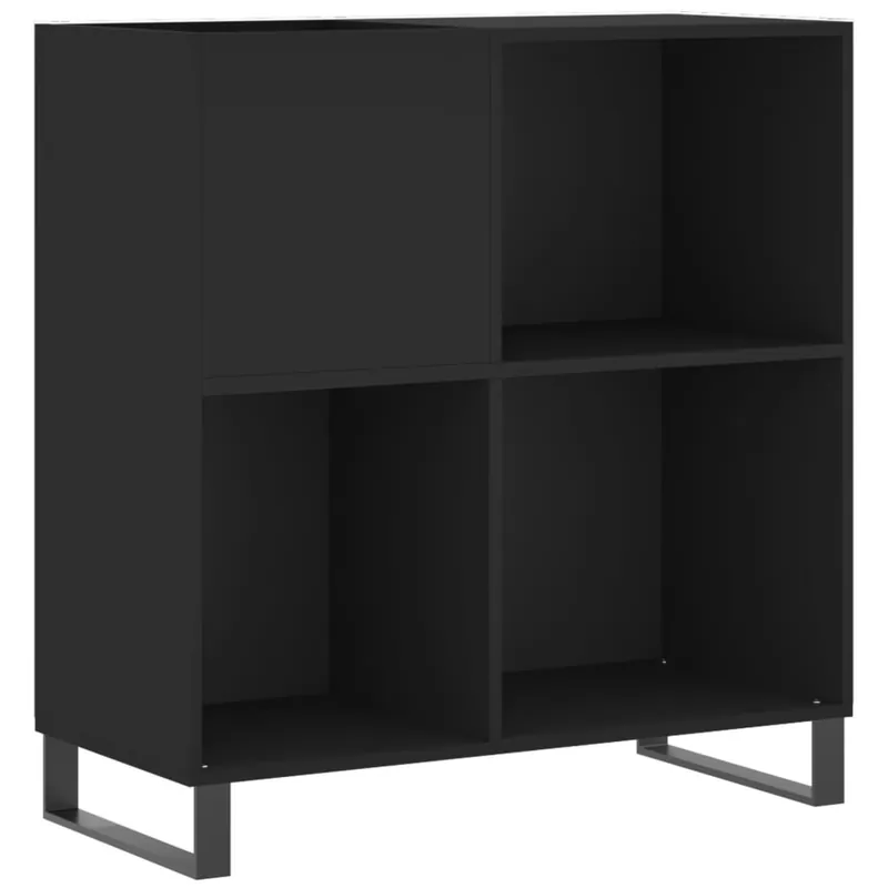 Direkt Vom Hersteller vidaXL Plattenschrank Schwarz 84,5x38x89 cm Holzwerkstoff