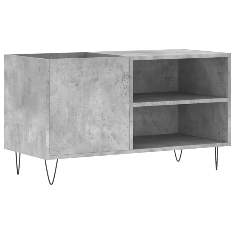 Garantierte Lieferung vidaXL Plattenschrank Betongrau 85x38x48 cm Holzwerkstoff