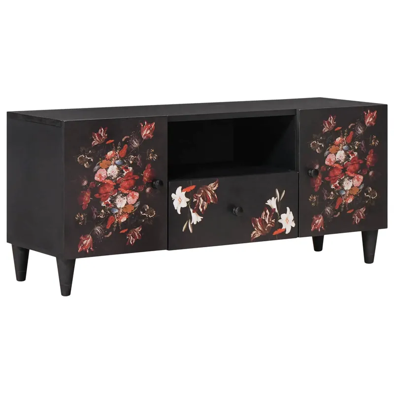 vidaXL Stauraumschränke Mehrfarbig 105 x 33,5 x 46 cm Massivholz Mango Saisonangebot