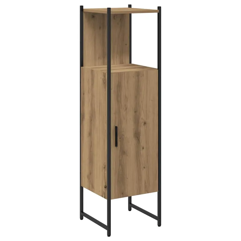 Gratis Versand vidaXL Badschrank Artisan-Eiche 33x33x120,5 cm Holzwerkstoff