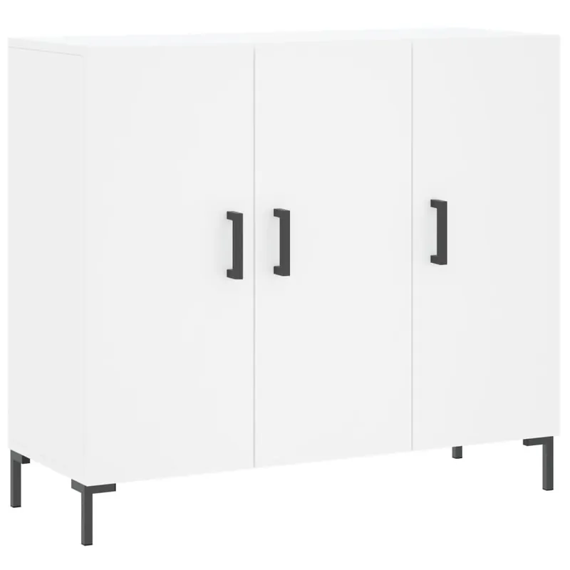 Highlight vidaXL Sideboard Weiß 90x34x80 cm Holzwerkstoff